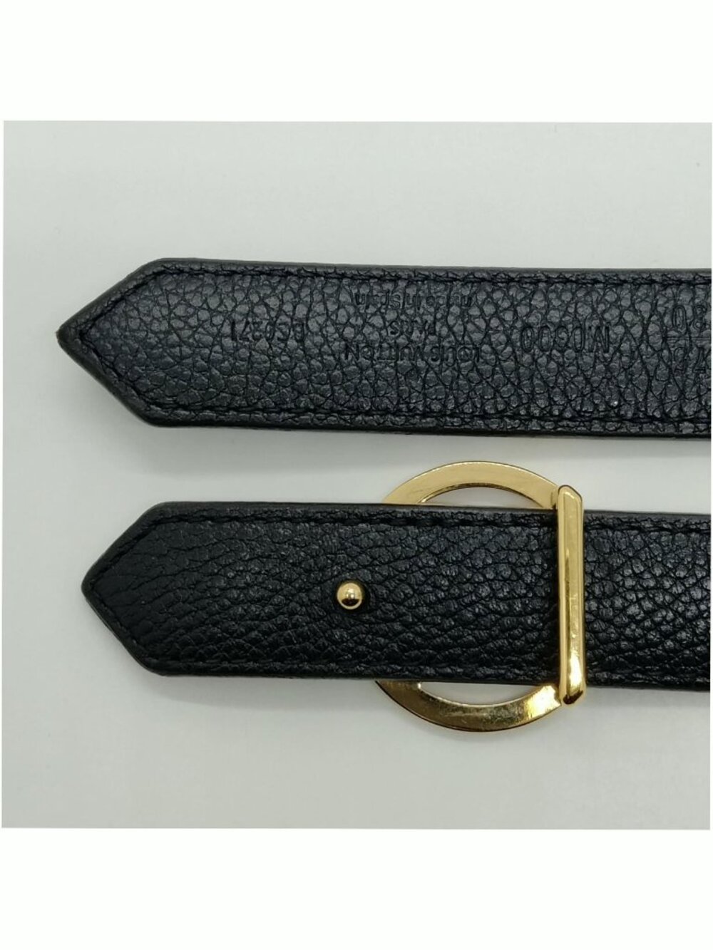 Authentic Louis Vuitton LV Circle Belt Monogram Canvas Gold Buckle Brown - Picture 8 of 10